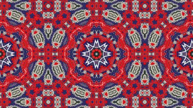 Etnik otantik halı Kaleidoscope