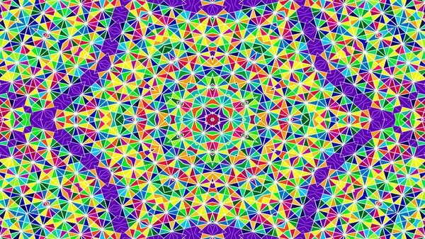 Ornamental Decorative Kaleidoscope Movement Geometric Circle Star Shapes — 스톡 사진