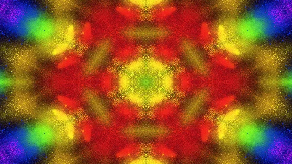 Abstract kleurrijk symmetrische Caleidoscoop — Stockfoto