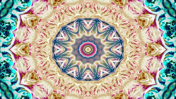 Аннотация Ethnic Authentic Symmetric Pattern Ornamental Decorative Kaleidoscope Movement Geometric — стоковое фото