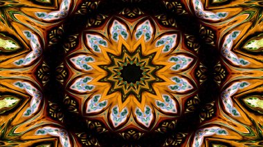 Etnik otantik halı Kaleidoscope