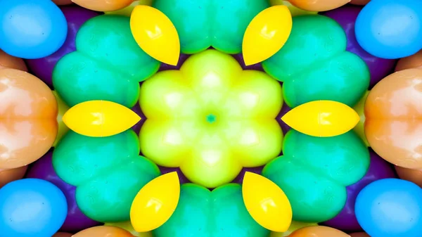 Abstract Colorful Symmetric Kaleidoscope — Stock Photo, Image