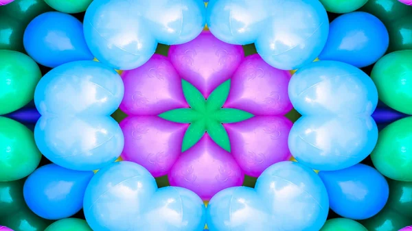 Abstract Colorful Symmetric Kaleidoscope — Stock Photo, Image