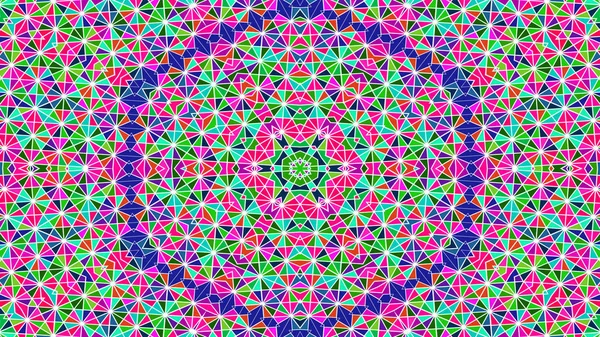 Ornamental Decorative Kaleidoscope Movement Geometric Circle Star Shapes — 스톡 사진