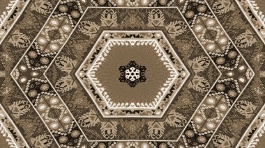 Etnik otantik halı Kaleidoscope