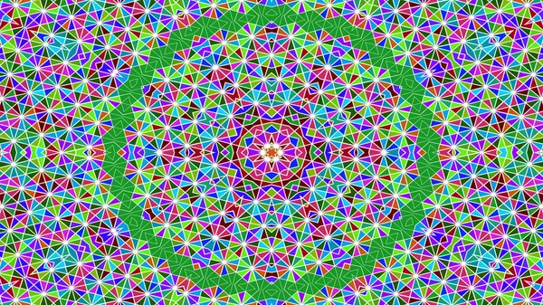 Ornamental Decorative Kaleidoscope Movement Geometric Circle Star Shapes — 스톡 사진