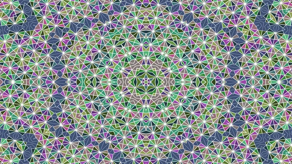 Ornamental Decorative Kaleidoscope Movement Geometric Circle Star Shapes — 스톡 사진