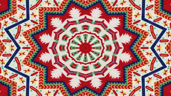 Abstracte Geometrische Cirkel Van Etnische Authentiek Symmetrisch Patroon Sier Decoratieve — Stockfoto