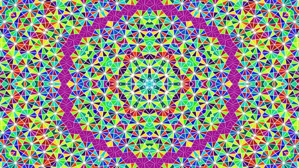 Ornamental Decorative Kaleidoscope Movement Geometric Circle Star Shapes — 스톡 사진