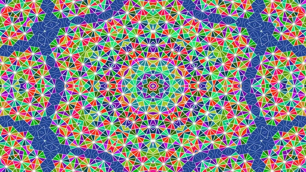 Ornamental Decorative Kaleidoscope Movement Geometric Circle Star Shapes — 스톡 사진