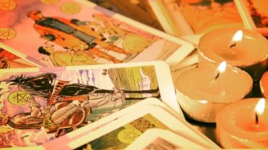 Büyülü büyücülük Fortune Teller mistik Tarot kartları