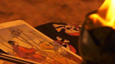 Büyülü büyücülük Fortune Teller mistik Tarot kartları