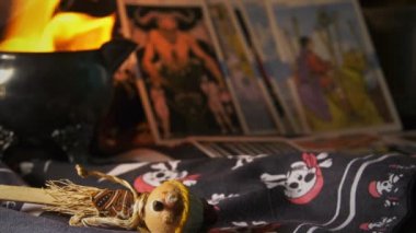 Büyülü büyücülük Fortune Teller mistik Tarot kartları