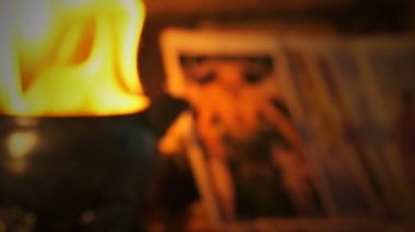 Büyülü büyücülük Fortune Teller mistik Tarot kartları