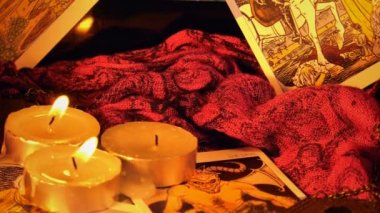 Büyülü büyücülük Fortune Teller mistik Tarot kartları