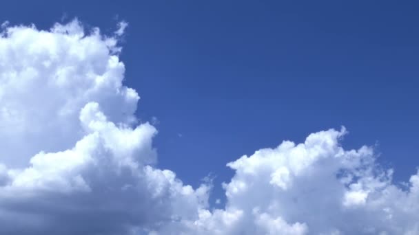 Puha Mennyei Felhők Idő Telik — Stock videók