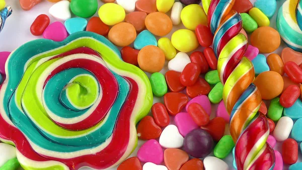 Süßigkeiten Süße Gelee Lolly Und Köstliche Zucker Dessert — Stockfoto