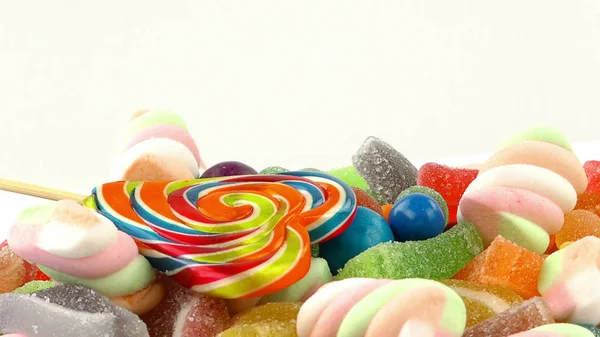 Candy Sweet Jelly Lolly Dan Delicious Sugar Dessert — Stok Foto