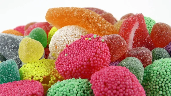 Godis Söt Gelé Lolly Och Läcker Sockerdessert — Stockfoto