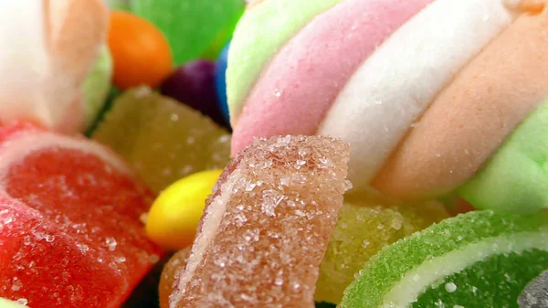 Godis Söt Gelé Lolly Och Läcker Sockerdessert — Stockfoto