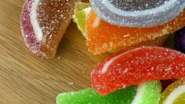 젤리와 맛있는 디저트 — 스톡 사진