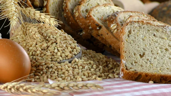 Výborný Čerstvý Chléb Potravin Concept — Stock fotografie