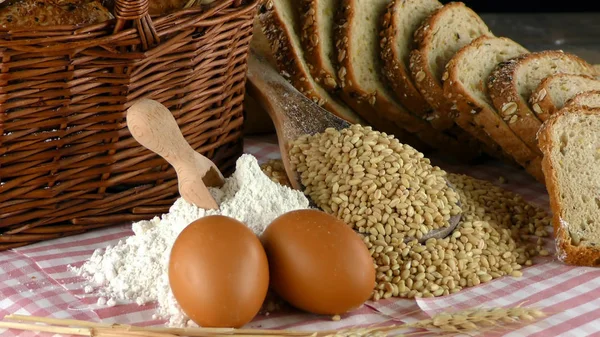 Výborný Čerstvý Chléb Potravin Concept — Stock fotografie