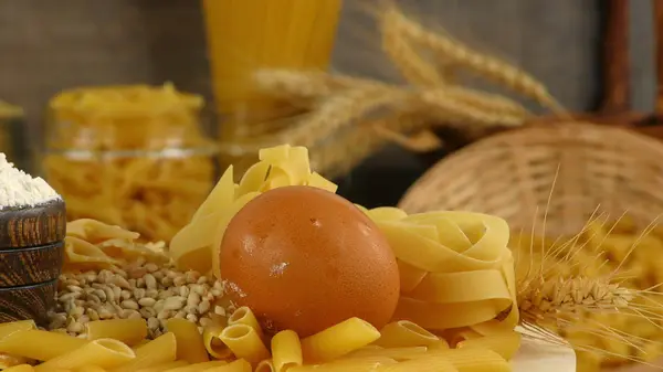 Macarrones Italianos Pasta Sin Cocer — Foto de Stock