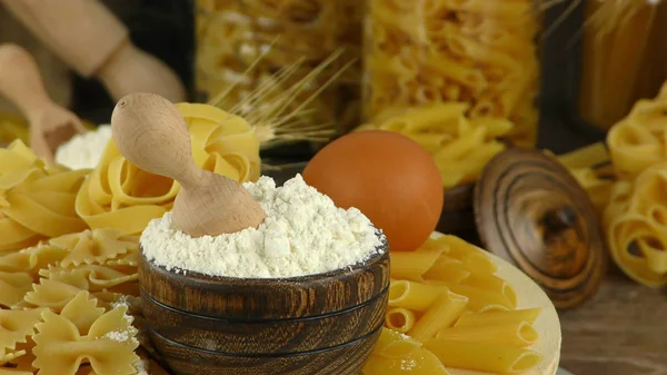 Italienische Makkaroni Nudeln Ungekocht — Stockfoto