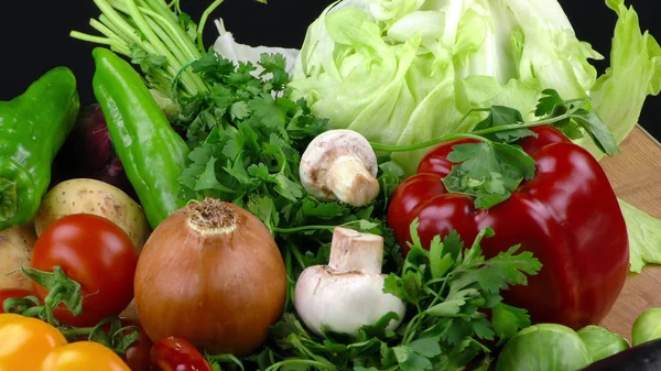 健康的な有機野菜成分のミックス — ストック写真