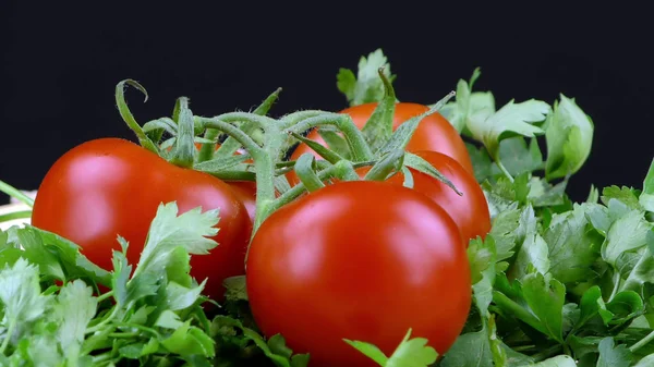 Prezzemolo Pomodoro Biologici Sani — Foto Stock