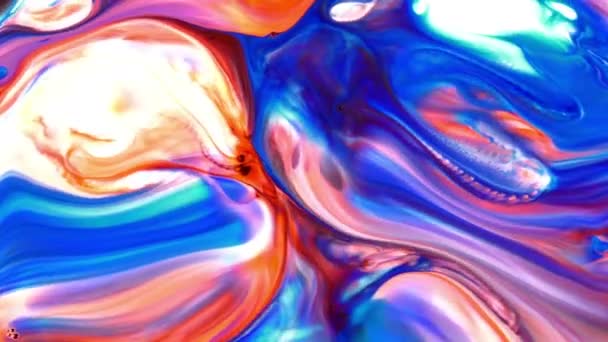 Beleza Abstrata Pintura Tinta Arte Explode Expansão Colorida Fantasia — Vídeo de Stock