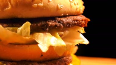 Lezzetli et yiyecek Hamburger 