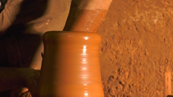 Kil Atölyesi Yapılan Pot — Stok video