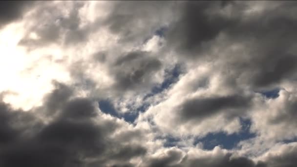 Rainy Clouds Time Lapse — Stock Video