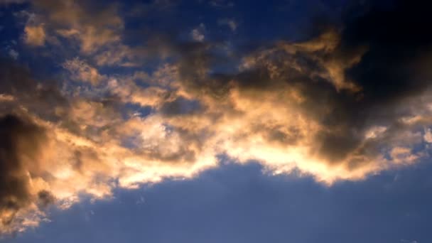 Nuages Pluvieux Time Lapse — Video