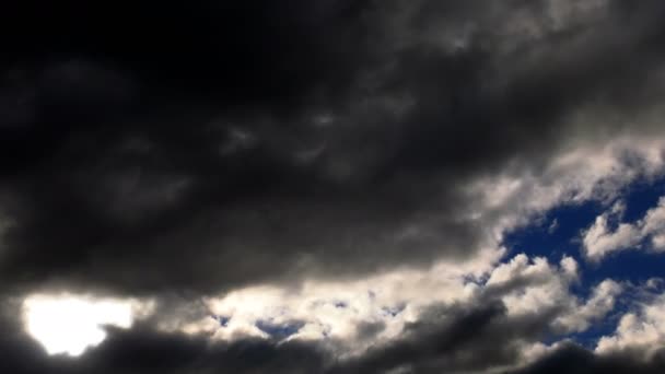 Yağmurlu Bulutlar Zaman Atlamalı — Stok video