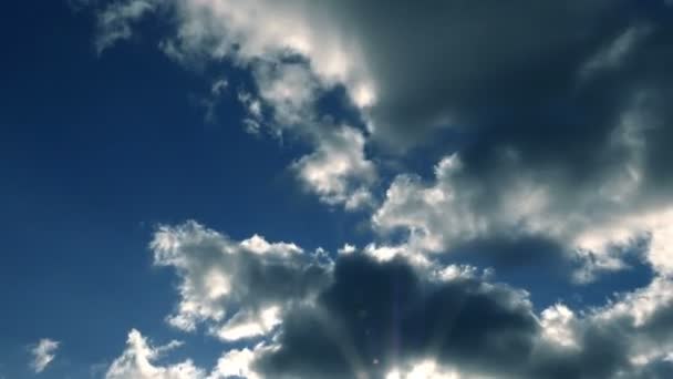 云和雨时间流逝 — 图库视频影像