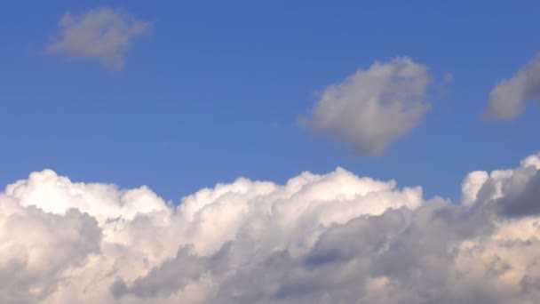 Soft Rainy Clouds Sun Lights Time Lapse — Stock Video