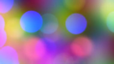 Renkli bokeh ışıkları arkaplanı