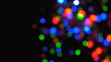 Renkli bokeh ışıkları arkaplanı