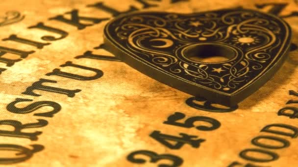 Μαγεία Ouija Διοικητικού Συμβουλίου Πνεύμα Παιχνίδι — Αρχείο Βίντεο