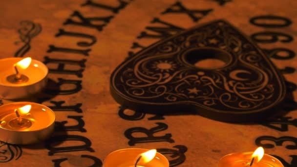 Bruxaria Ouija Espírito Jogo — Vídeo de Stock