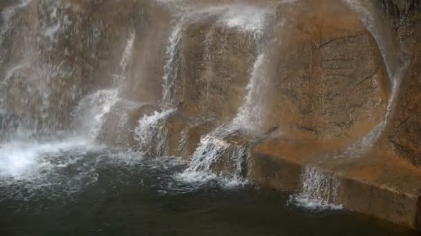 Wild Waterval Splash Detail — Stockvideo