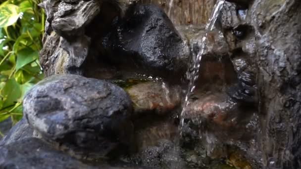 Waterval Rotsen Stenen — Stockvideo