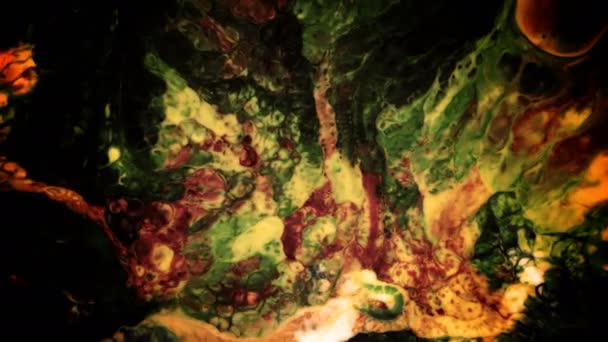 抽象アート インク塗料拡散爆発背景 — ストック動画