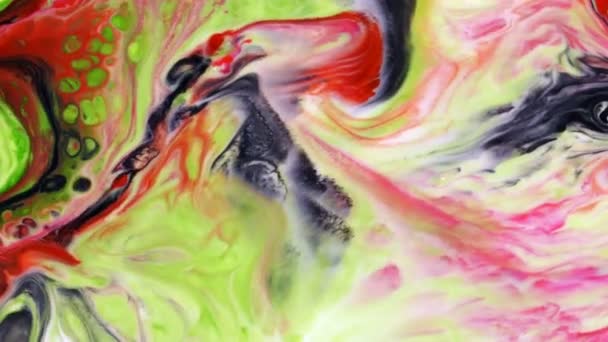 Pintura Tinta Arte Abstrata Espalhar Fundo Explode — Vídeo de Stock