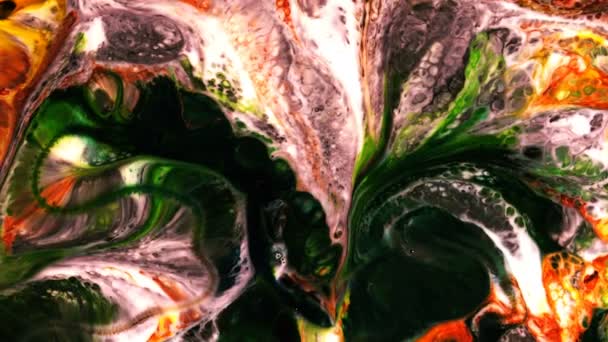 抽象アート インク塗料拡散爆発背景 — ストック動画