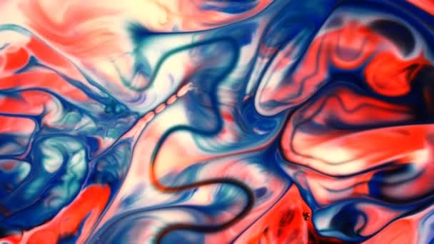 Art Abstrait Propagation Peinture Encre Exploser Fond — Video