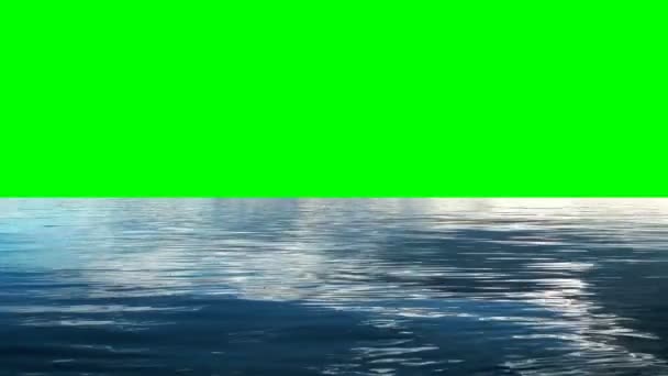 Klid Mořské Vody Green Box — Stock video